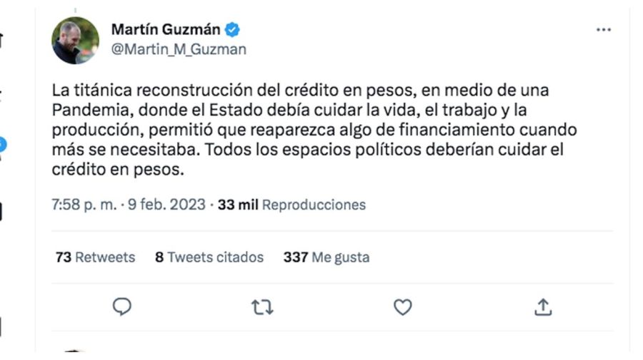 Mensajes de Martín Guzmán