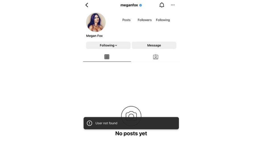 Megan Fox cerro Instagram