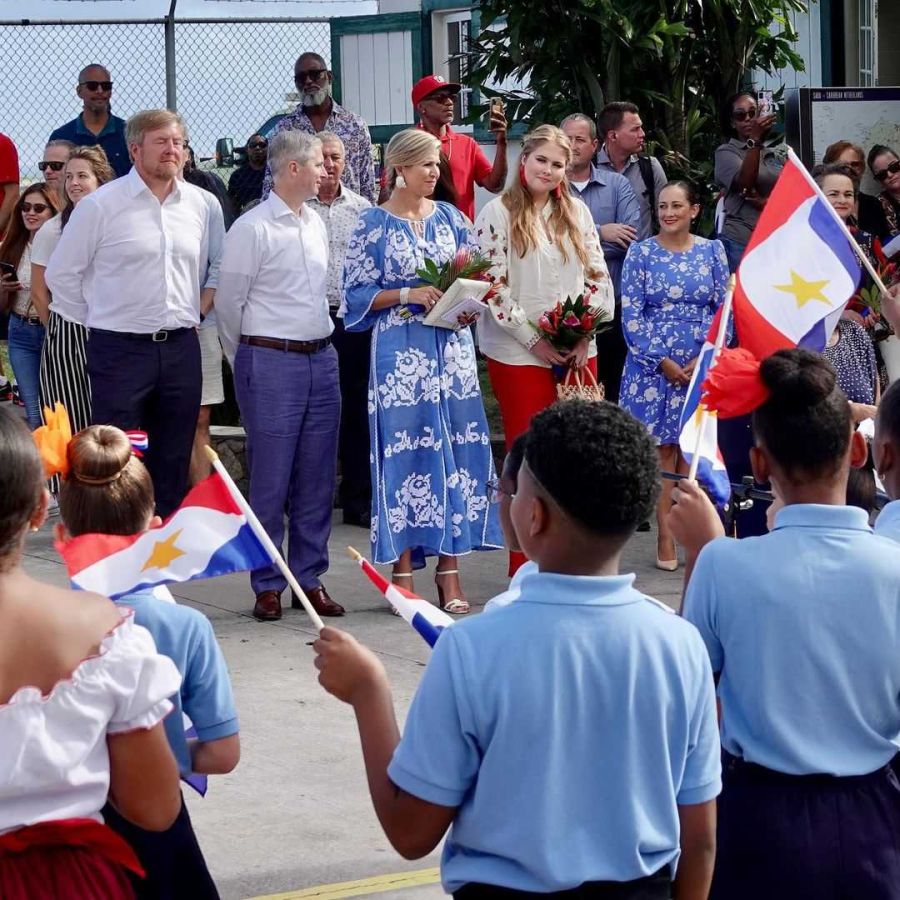 El vestido ucraniano con el que Máxima Zorreguieta revolucionó el caribe holandés