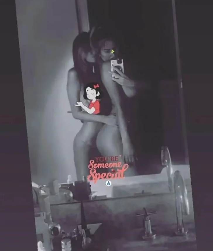 Karina Jelinek se tomó una foto con Flor Parise por el día de los enamorados y después la borró: