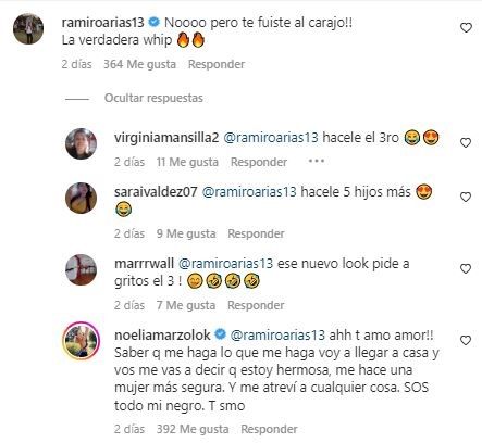 El comentario de Ramiro Arias hacia Noelia Marzol