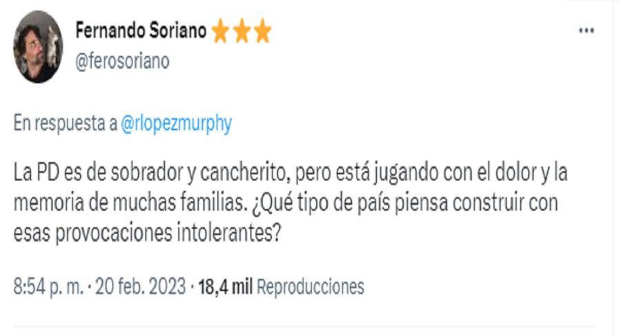 Mensaje Soriano