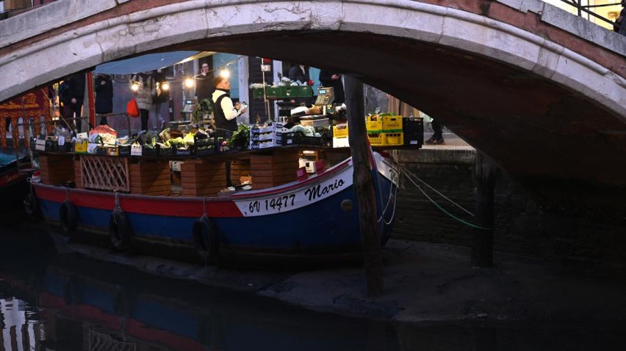 Venecia con sus canales secos