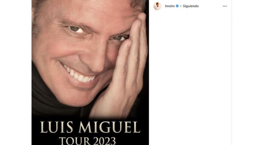 Tour mundial Luis Miguel 2023