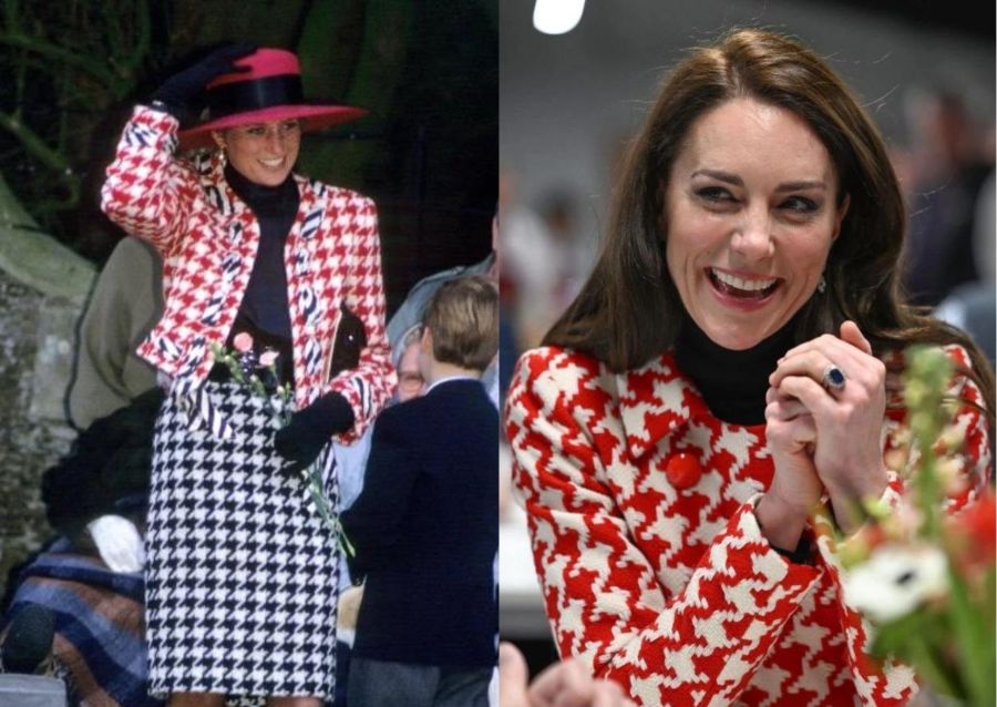 El look de Kate Middleton inspirado en Lady Di