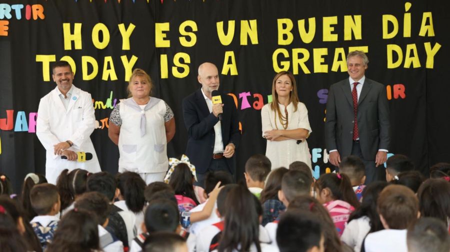 Horacio Rodríguez Larreta en la apertura del Ciclo lectivo 2023