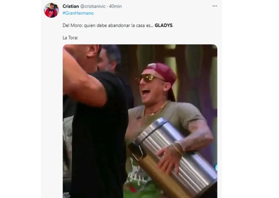 Gran Hermano: los memes de la felicidad de La Tora tras la eliminación de Gladys, su mamá