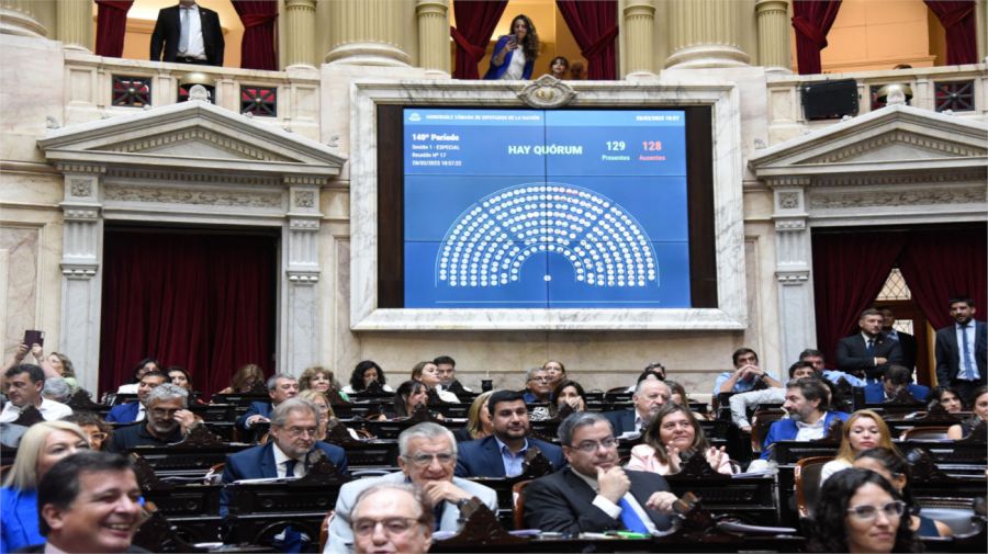 Session in the Chamber of Deputies in the National Congress