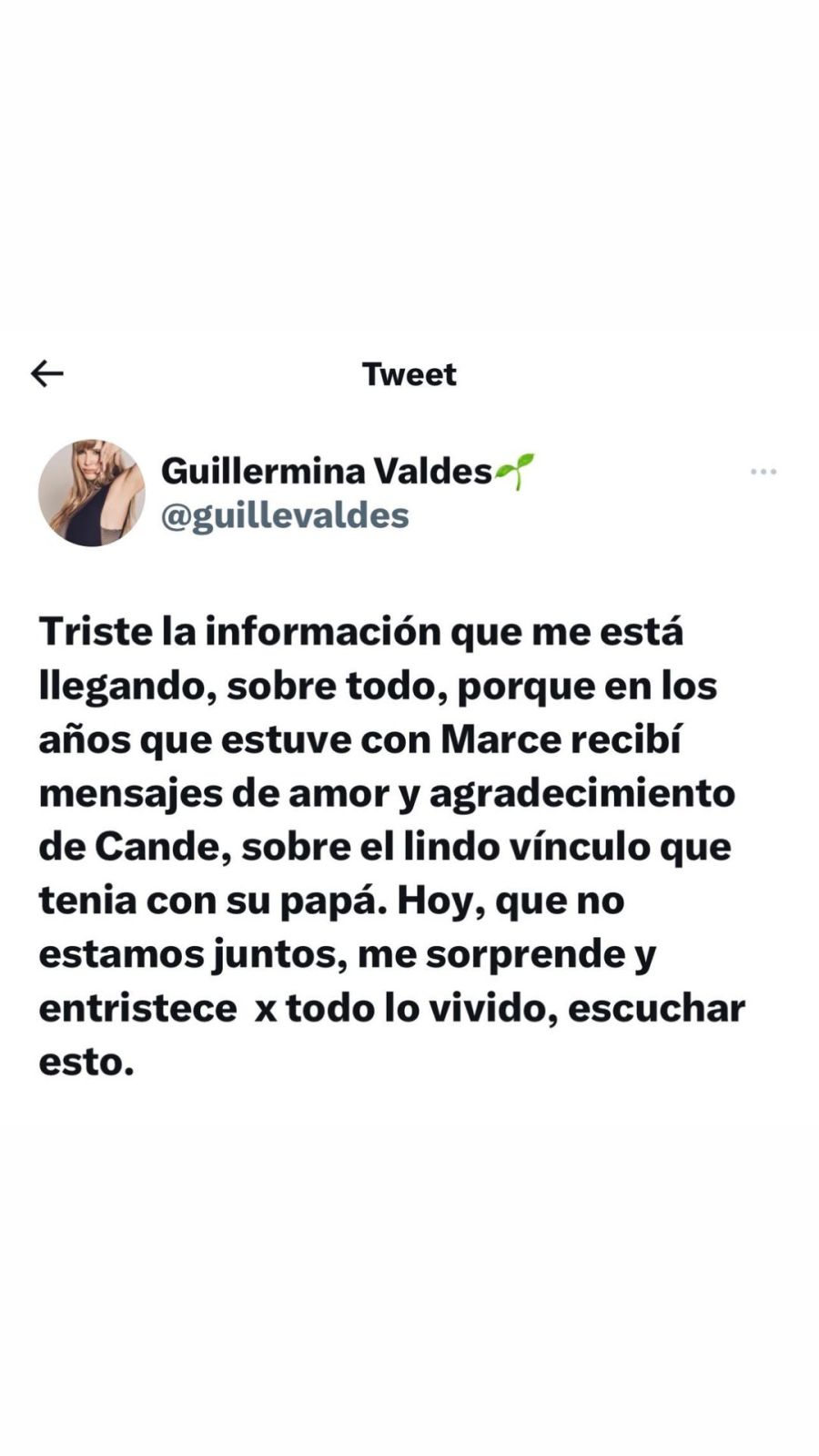 Guillermina Valdés reaccionó tras el comentario de Cande Tinelli: 