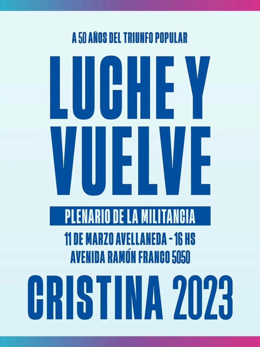 Campaña Cristina 2023