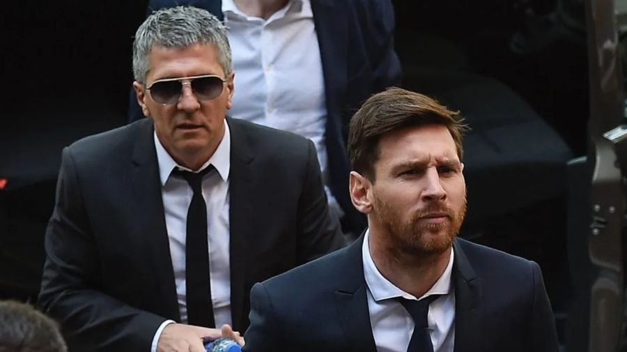 Lionel Messi y papá 