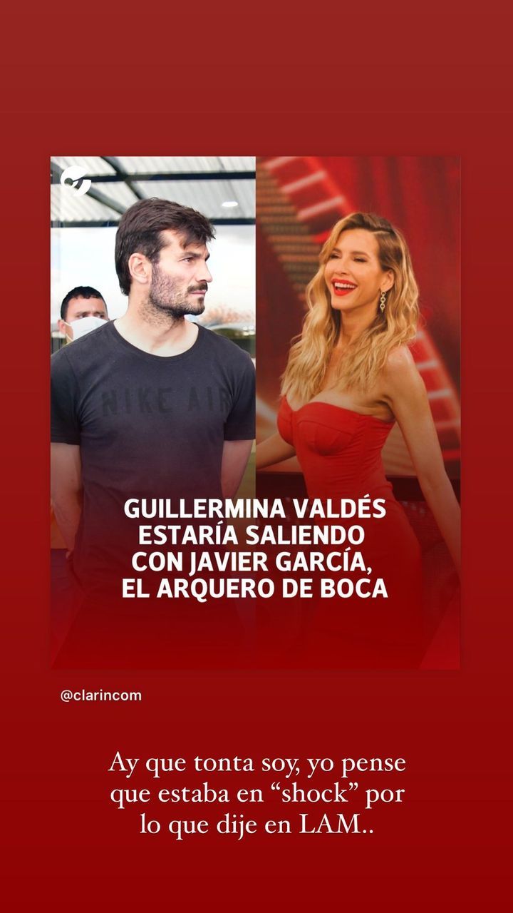 Cande Tinelli chicaneó a Guillermina Valdés tras la confirmación del romance con el jugador de Boca