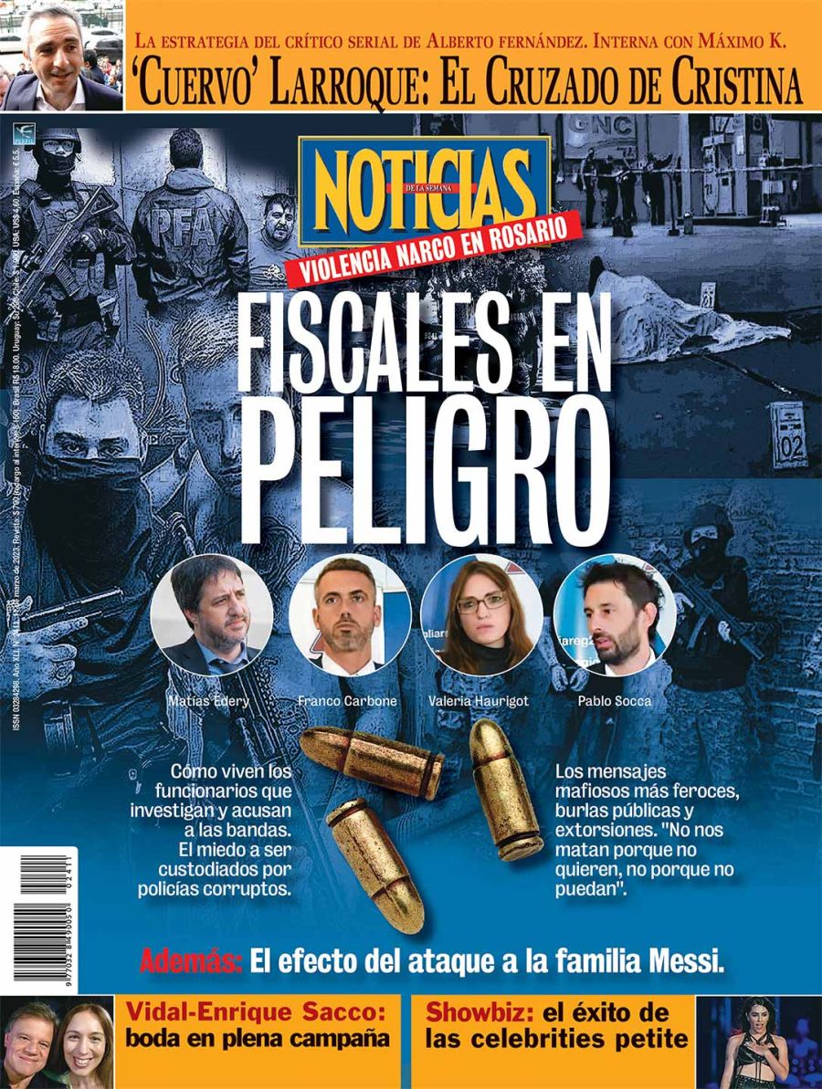 Tapa Nº 2411 | Violencia narco en Rosario: fiscales en peligro