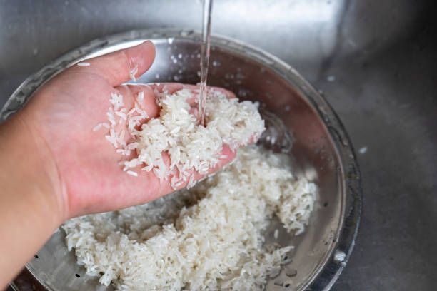 arroz lavado
