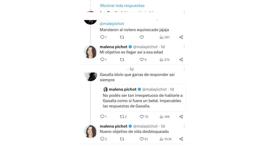 Malena Pichot contra Intrusos