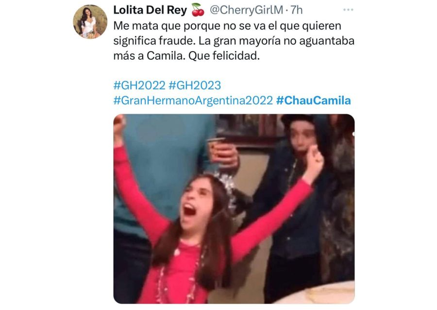 Gran Hermano: los mejores memes tras la salida de Camila