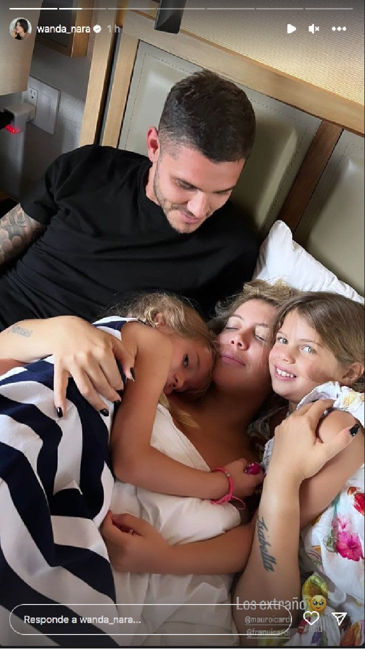 Wanda Nara y Mauro Icardi