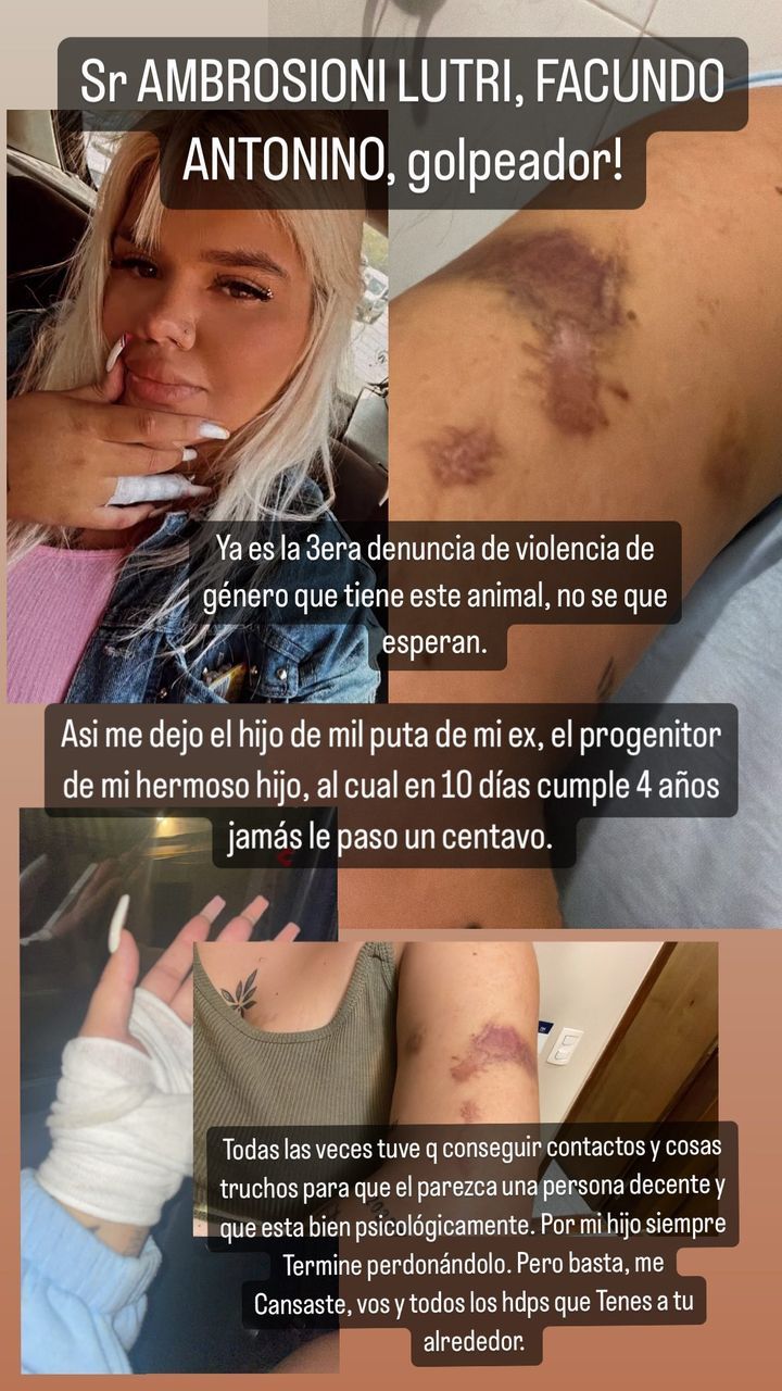 Morena Rial denunció que fue víctima de violencia de género por parte del padre de su hijo: 