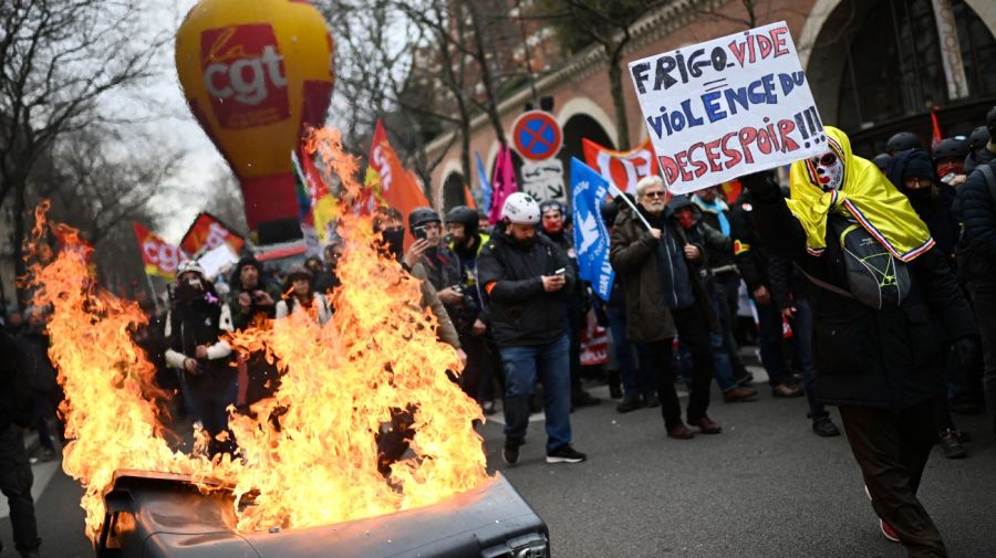 Protestos na França 20230318