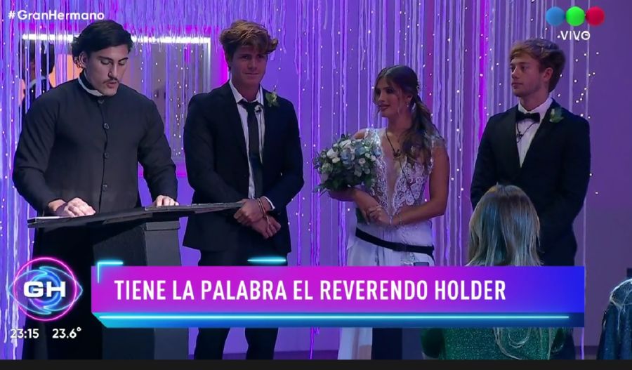 Big Brother: the best images of the wedding of Julieta, Nacho and Marcos