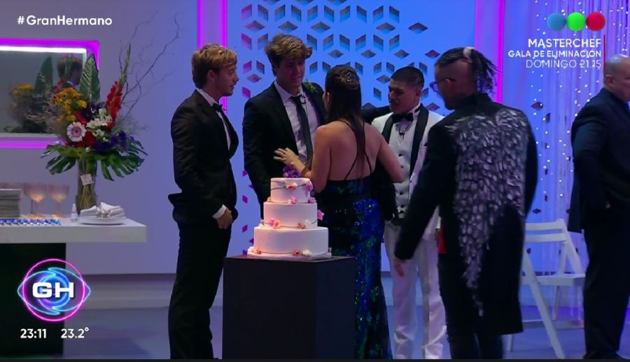 Big Brother: the best images of the wedding of Julieta, Nacho and Marcos