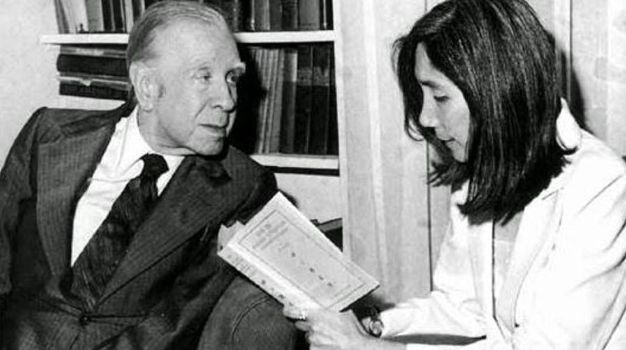 Borges y Maria Kodama
