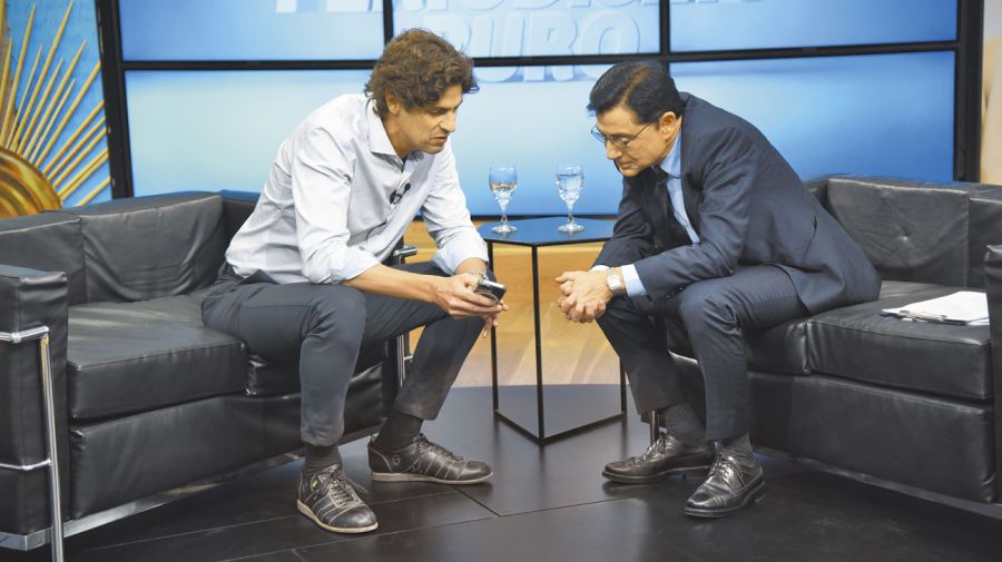 Martín Lousteau, en la entrevista con Jorge Fontevecchia.