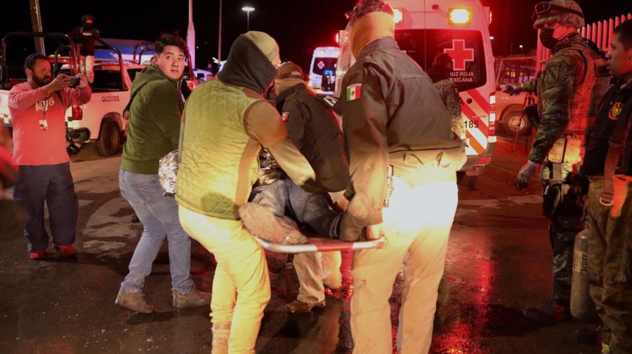 Incendio en un centro de migrantes en Juárez, México