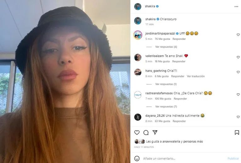 Shakira hizo un posteo y disparó contra la novia de Piqué
