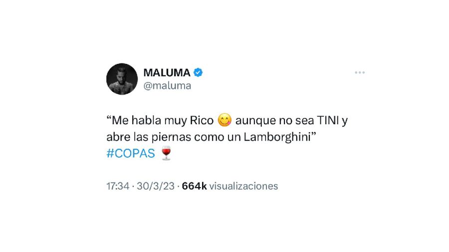 maluma tweet 0104