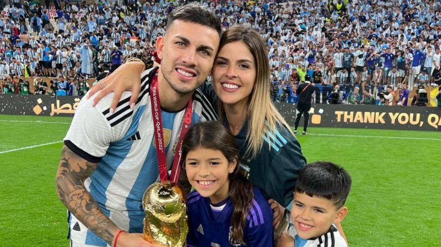 Leandro Paredes y Camila Galante