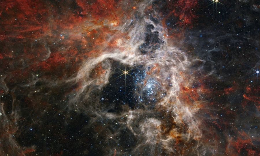 Imagen fotográfica tomada por el telescopio James Webb