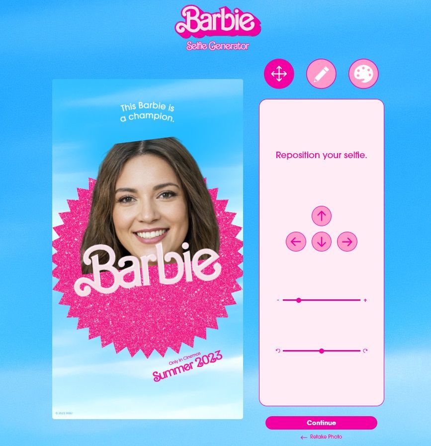 Barbie poster paso 4
