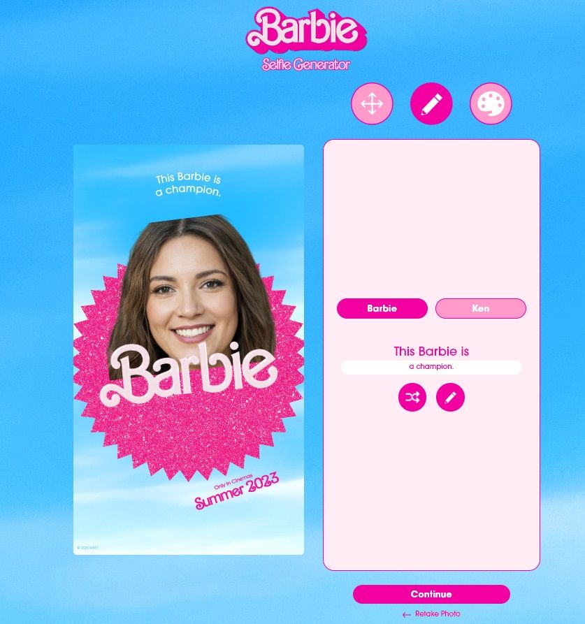 Barbie poster paso 5