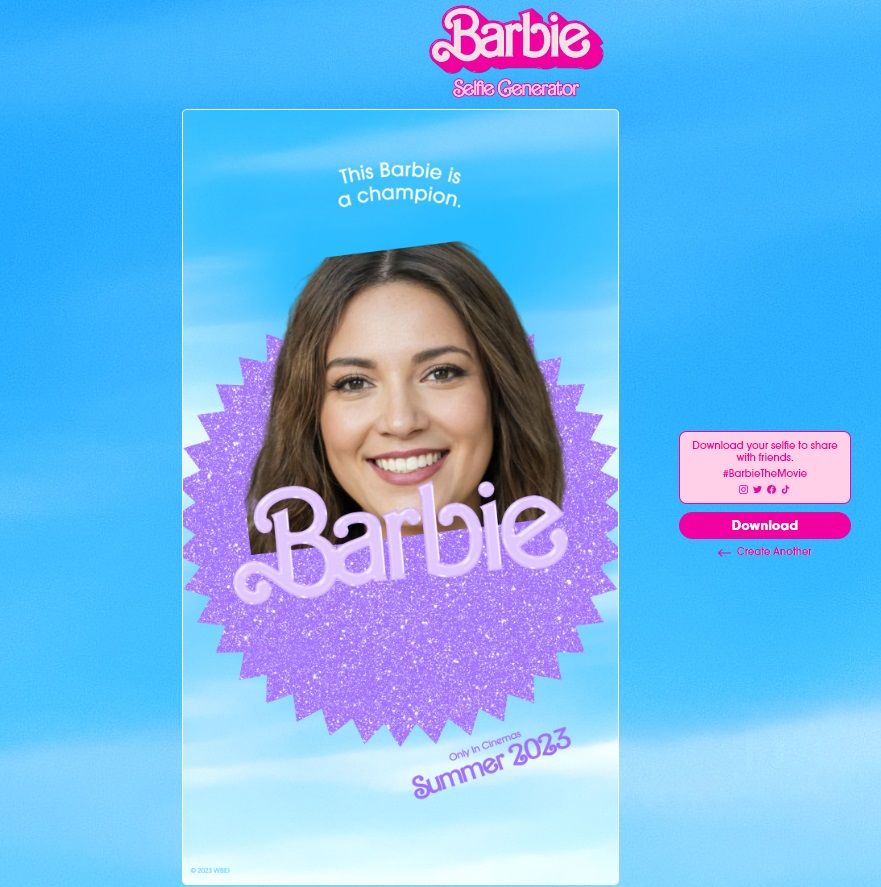 Barbie poster paso 7