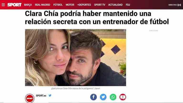 Revelan que Clara Chía, la novia de Gerard Piqué, tuvo un romance con Pep Guardiola