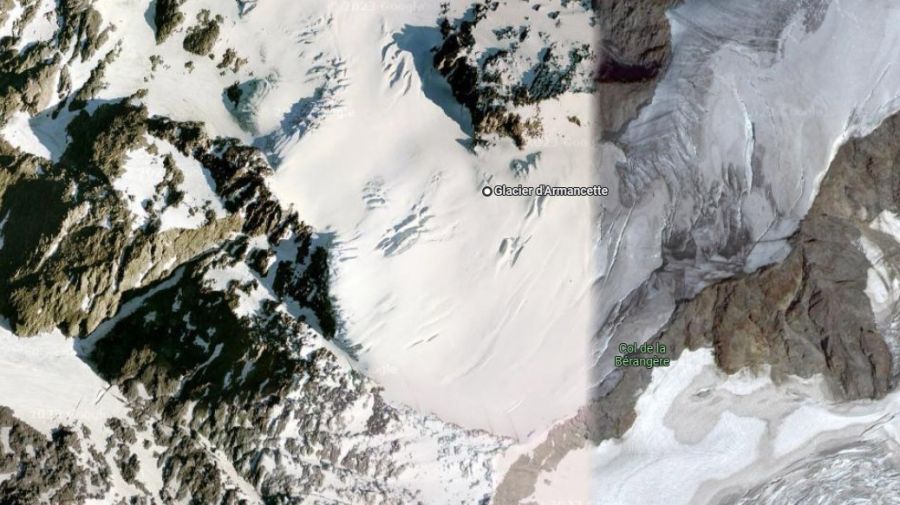 Hubo una avalancha mortal en el Glaciar Armancette, en los Alpes Franceses.
