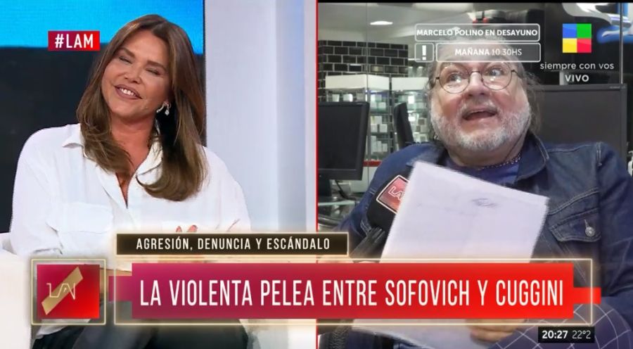 Nazarena Vélez contra Fabio Cuggini en medio de escándalo con Gustavo Sofovich: “No te conozco”