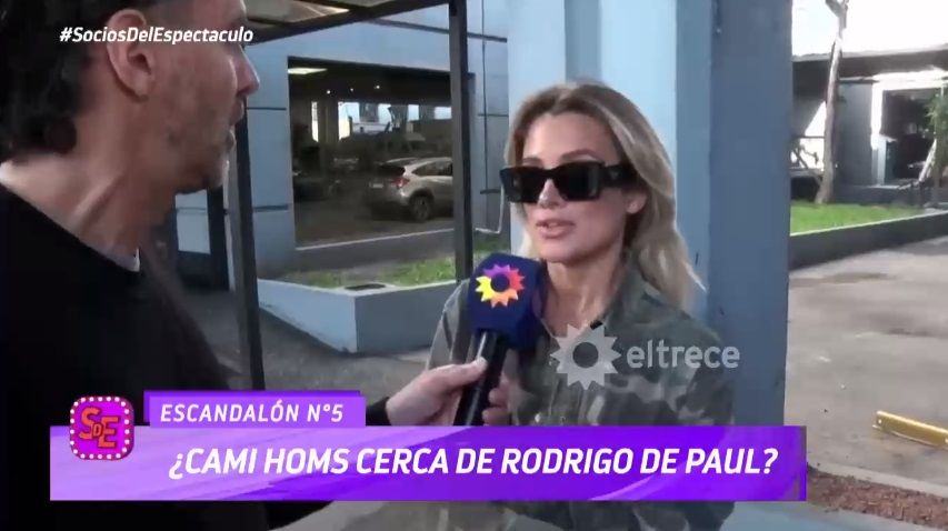 Camila Homs en Socios del espectáculo