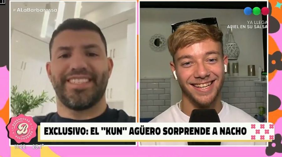 El Kun Agüero y Nacho Castañares