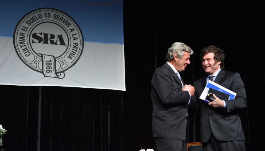 Javier Mielei en la Sociedad Rural Argentina