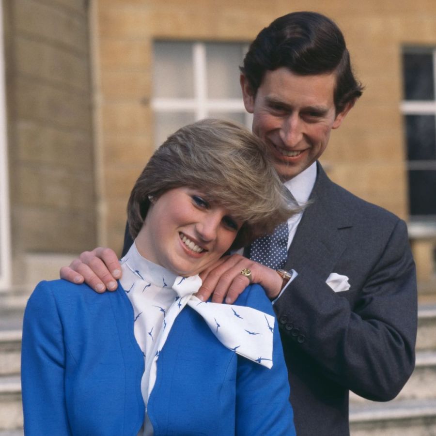 Lady Di y el principe Carlos 