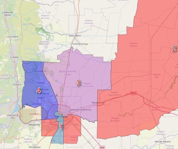 Mapa distritos