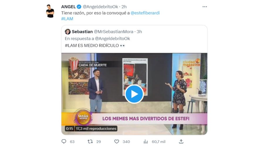 Ángel de Brito vs Estefi Berardi