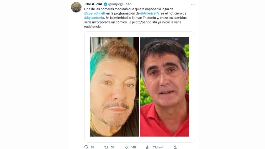 Jorge Rial sobre Marcelo Tinelli y el conflicto que habría con Antonio Laje