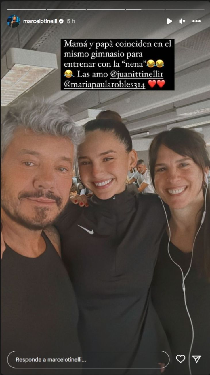 Marcelo Tinelli y Paula Robles