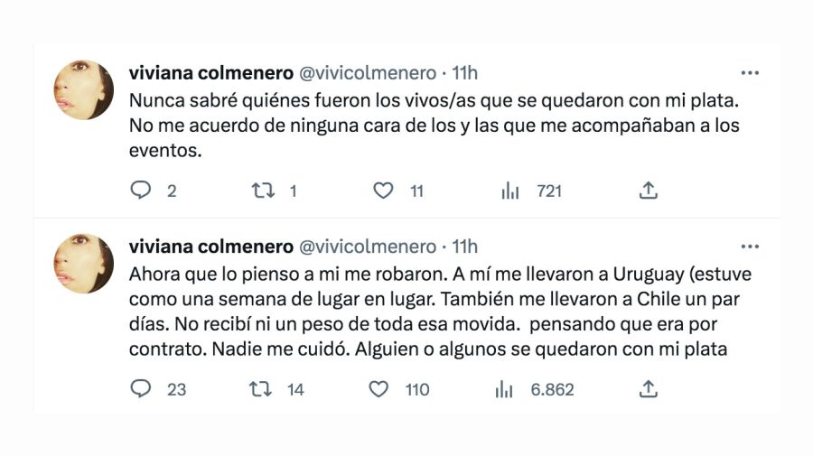 Viviana Colmenero denuncia
