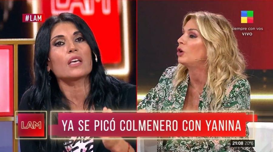 Viviana Colmenero y Yanina Latorre se trenzaron en vivo otra vez