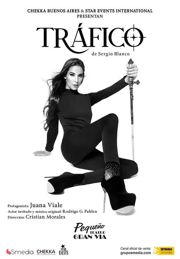 Ya está todo listo para el debut de Juana Viale en los teatros de Madrid: “Tráfico”