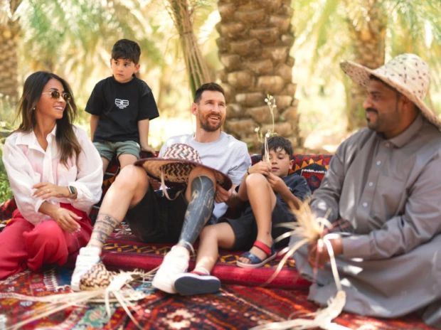 Así son las lujosas vacaciones de Lionel Messi y Antonela Roccuzzo en Arabia Saudita